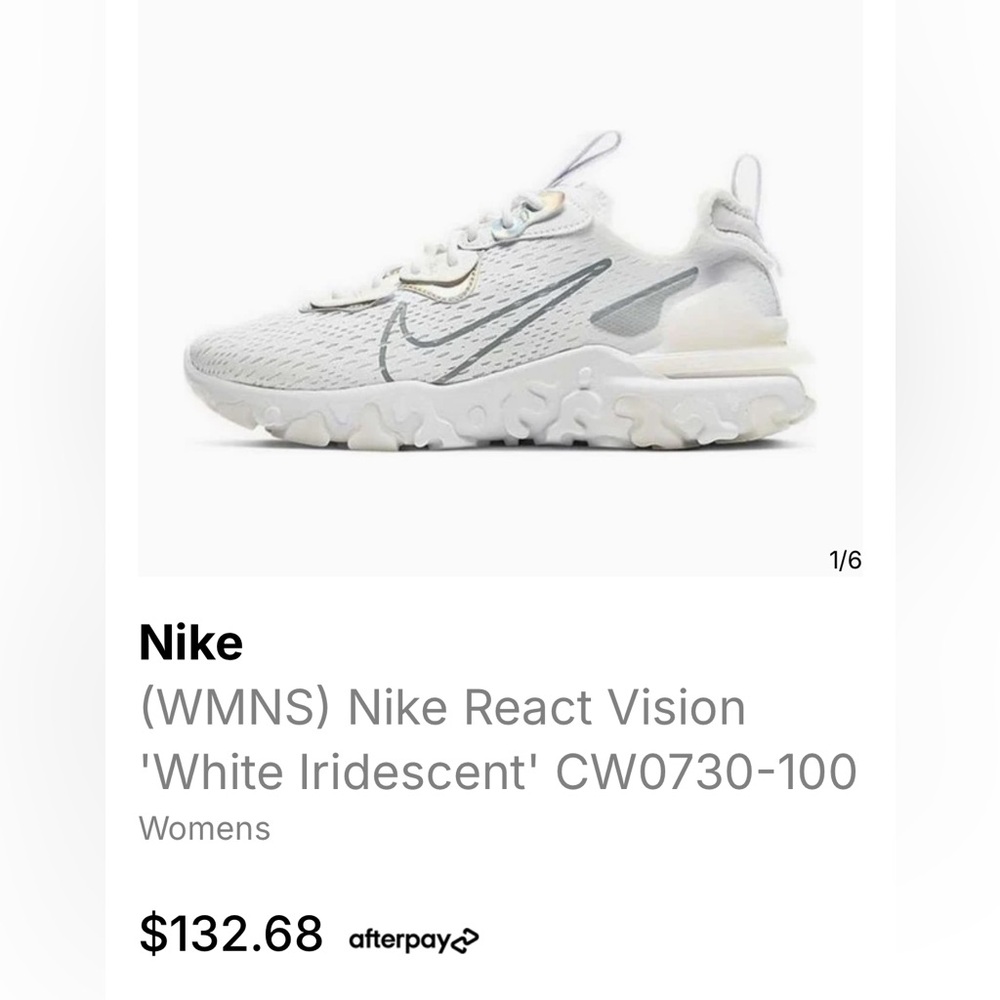 Nike React Vision 'White Iridescent”